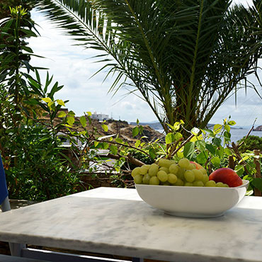 Balcony with sea view