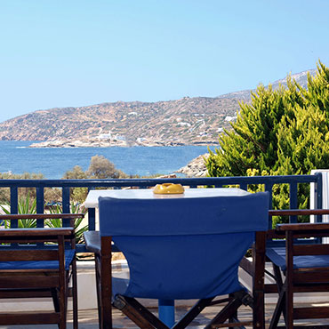 Balcony with sea view